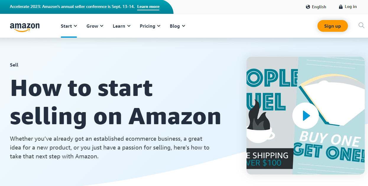 How to start selling on Amazon