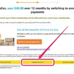 Cancel Amazon Prime