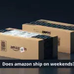 Amazon warehouse with packages