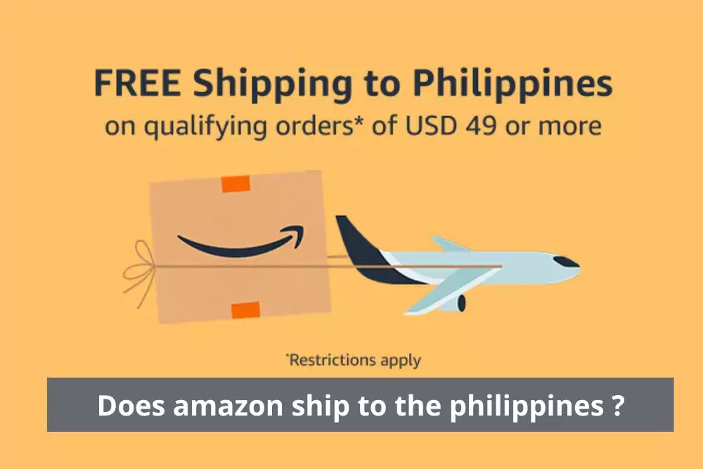 Amazon shipping box and world map