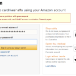 Amazon Internal Error Password Change