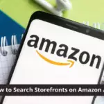 Search Amazon Storefronts on Mobile App