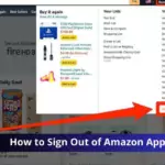 Sign Out of Amazon App