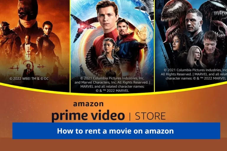 how to rent a movie on amazon