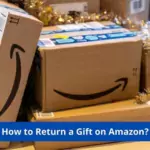 Amazon gift return process depicted with easy steps