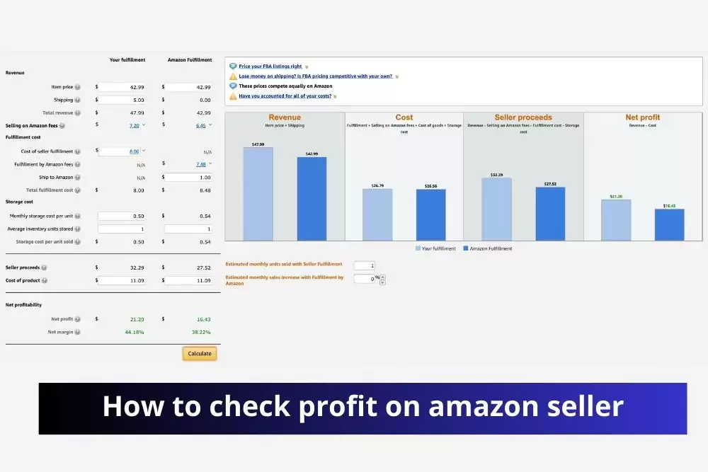 Amazon Seller Profit Analysis