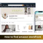 How to find amazon storefront