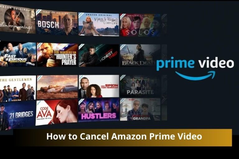 How to Cancel Amazon Prime Video