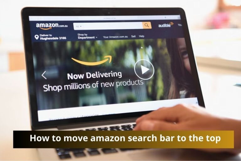 Move Amazon Search Bar Top