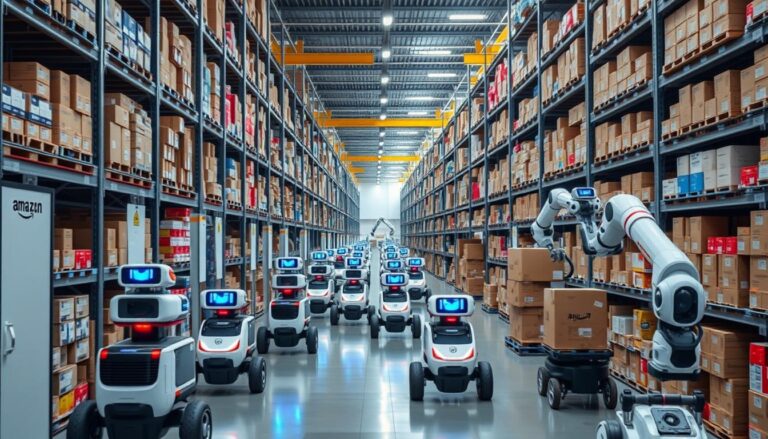 amazon warehouse robots