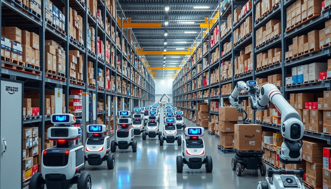 amazon warehouse robots
