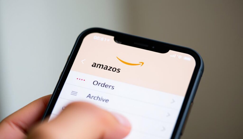 Amazon Mobile App Order Archiving