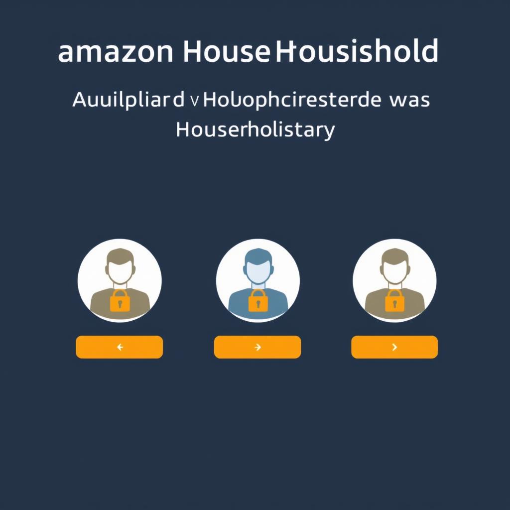 Amazon Household members with separate profiles showing privacy between accounts