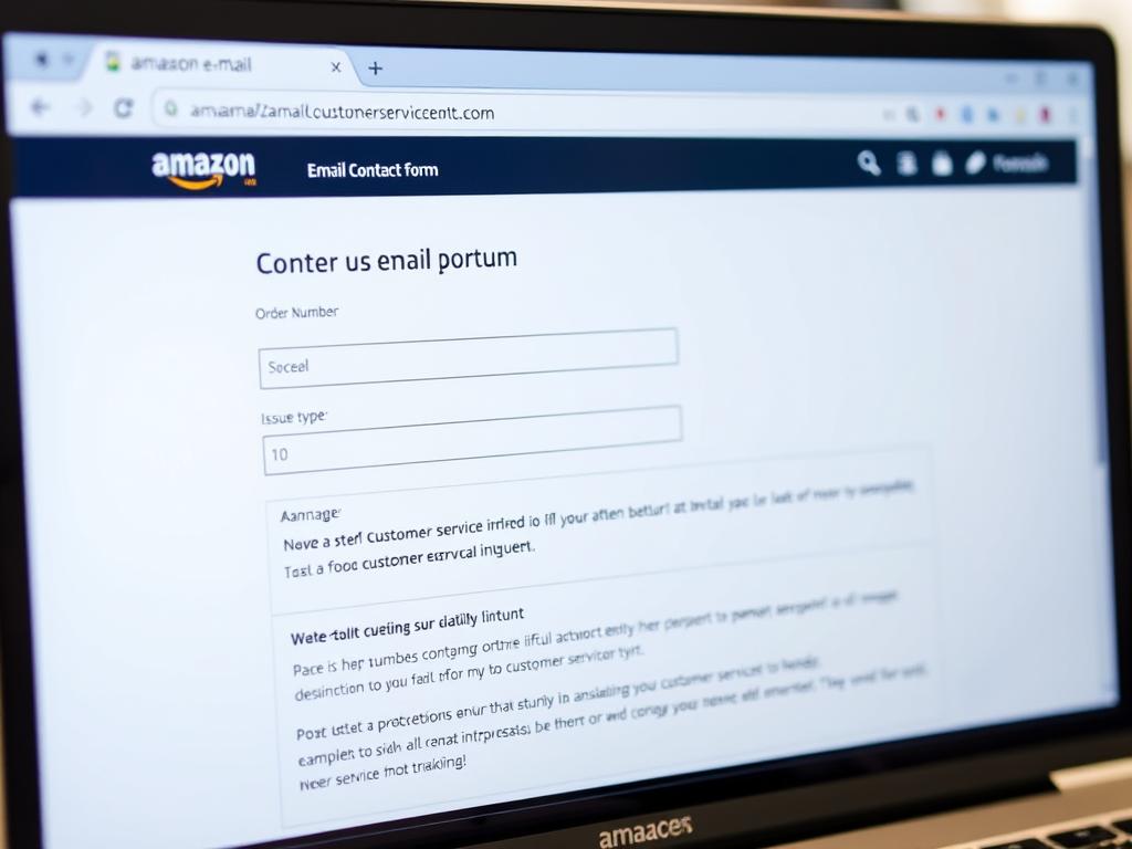 Amazon email contact form with example of how to write an effective message