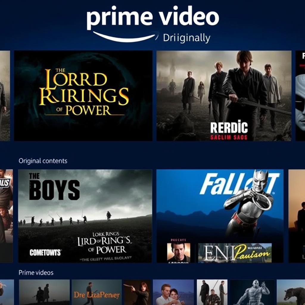 Prime Video original series and movies