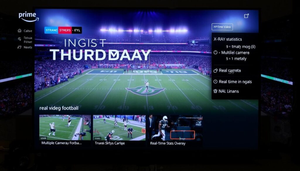 Prime Video's interactive viewing features for Thursday Night Football