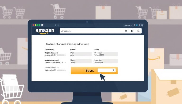 how to change amazon shipping address